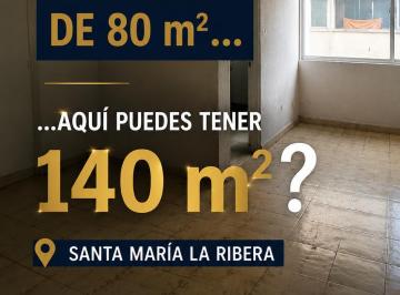 Departamento de 3 habitaciones, Cuauhtémoc · Departamento en Venta Santa María La Ribera 3 Recámaras