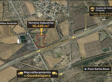 Terreno / Lote , Ixtlahuacán de los Membrillos · Terreno Industrial 10,420 m² Junto Al Macrolibramiento | Uso Mixto | $890/m²