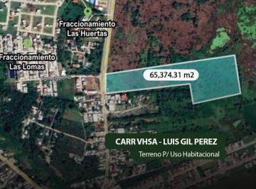 Terreno / Lote , Villahermosa · Terreno Para Uso Habitacional F - 1233