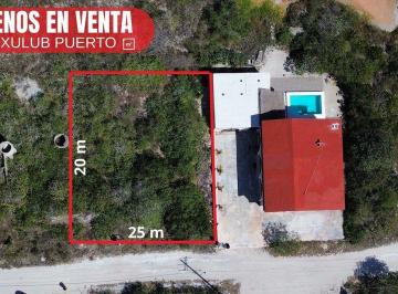 Terreno / Lote en Venta  Pueblo Chicxulub Puerto · Venta Terreno a 150 m del Mar de Chicxulub Puerto, en Progreso Yucatan
