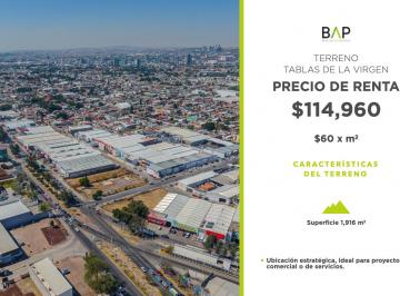 Terreno / Lote , León · Terreno de 1916 m² en Renta, en Blvd Hidalgo Esquina a Camino A. Ibarrilla