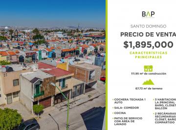 Casa de 3 habitaciones, León · Casa de 68 m² con 3 Recámaras en Venta en Santo Domingo
