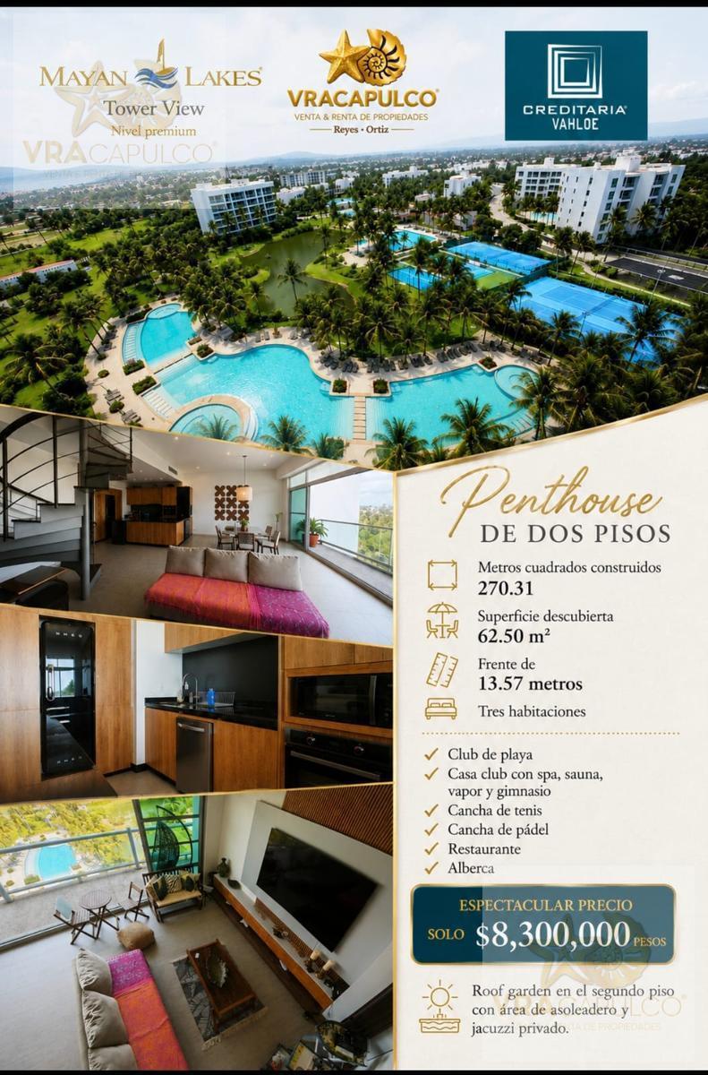 For Sale: Penthouse at Mayan Lakes (Spectacular)