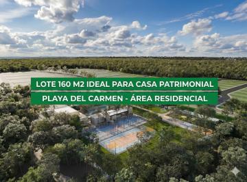 Terreno / Lote · 160m² · 160 m² Terreno, Lote en Venta, Playa del Carmen, Residencial, 7 Min del Mar