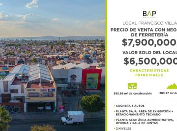 Local comercial , León · Local Comercial de 386 m² en Venta en Francisco Villa.