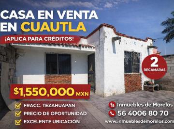 Casa · 80m² · 2 Recámaras · 2 Estacionamientos · Casa - Fraccionamiento Tezahuapan
