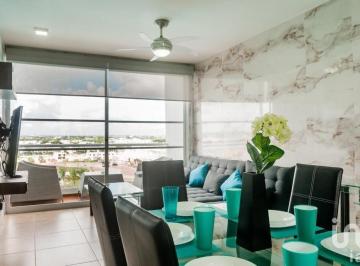 Departamento · 85m² · 2 Recámaras · 2 Estacionamientos · Venta de Departamento en Piso Alto, Dream Lagoons