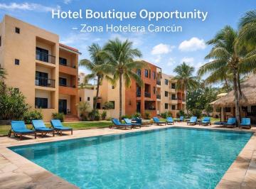 Edificio · 1496m² · 36 Recámaras · Venta de Hotel en Zona Hotelera de Cancún