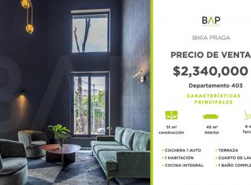 Departamento de 1 habitación, León · Departamento de 45 m² con 1 Habitación en Venta en Andrade