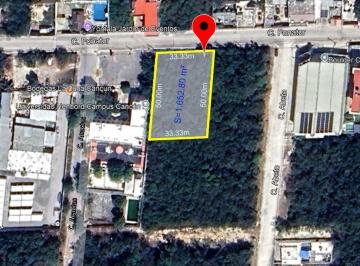 Terreno / Lote · 1652m² · Terreno en Venta en Cancún, Quintana Roo