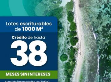 Terreno / Lote · 1000m² · Terreno en Mahahual
