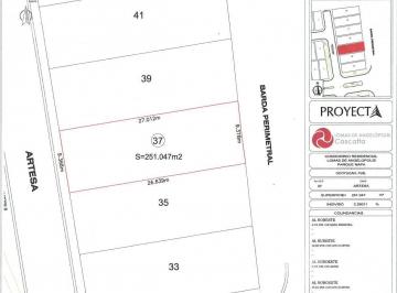 Terreno / Lote · 251m² · Terreno en Venta Parque Napa Lomas de Angelópolis Cascatta II