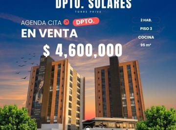 Departamento Venta 95m² de 2 habitaciones · Dpto. Solares Torre Prive