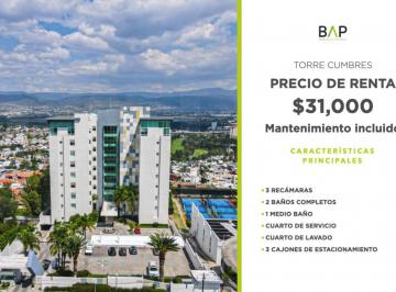 Departamento de 3 habitaciones, León · Departamento de 3 Recámaras en Renta en Villas del Campestre