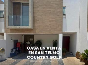 Casa · 214m² · 4 Recámaras · 2 Estacionamientos · Casa en Fraccionamiento San Telmo
