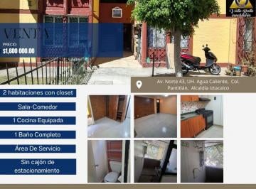 Departamento de 2 habitaciones, Iztacalco · Se Vende Departamento en Unidad Agua Caliente