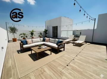 Departamento de 2 habitaciones, El Marqués · Departamento Loft Doble Altura con Roof Garden Privado – Zakia, Querétaro