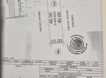 Terreno / Lote , Dzemul · Terreno en Venta en San Benito