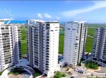 Departamento · 205m² · 2 Recámaras · 2 Estacionamientos · Departamento en Venta en Cancún de 2 Recámaras con Cuarto de Servicio, Be Towers