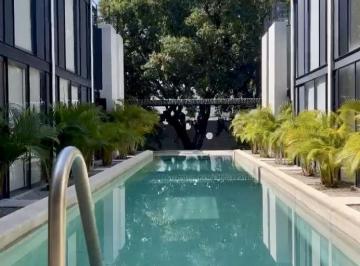 Departamento · 132m² · 2 Recámaras · 2 Estacionamientos · Oportunidad Loft Nuevo en Venta, Col. Vista Hermosa, Alberca y Vigilancia