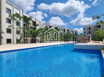 Departamento · 109m² · 3 Recámaras · 2 Estacionamientos · Departamento en Venta de 3 Habitaciones en Cancun con Seguridad, Gym y Amenidades