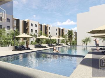 Departamento · 84ha · 2 Recámaras · 1 Estacionamiento · Departamento en Venta en Cancun de 2 Habitaciones Apto Para Infonavit, Alberca y Gym