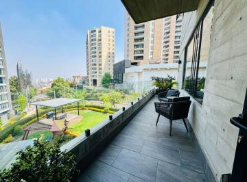 Departamento de 3 habitaciones, Huixquilucan · Diseño Industrial - Chic en Terrace 44: La Terraza Más Grande del Desarrollo y Full Amenities