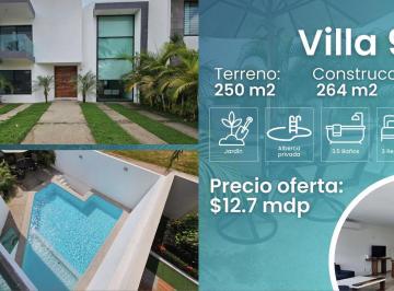Casa · 264m² · 3 Recámaras · 2 Estacionamientos · V Illa en Fracccionamiento en La Playa