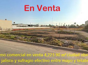 Terreno / Lote , Cajeme · Terreno Comercial Industrial en Venta Todo o en Partes Ciudad Obregón Sonora