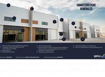 Nave industrial · 180m² · Renta de Nave # 59 Parque Industrial Acupark II