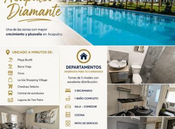 Departamento de 2 habitaciones, Acapulco de Juárez · Departamento en Venta en Acapulco