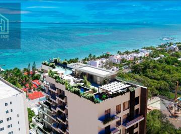 Departamento · 118m² · 2 Recámaras · 1 Estacionamiento · Venta de Departamento en Cancun 2 Hab Vista Al Mar a Una Calle de La Playa