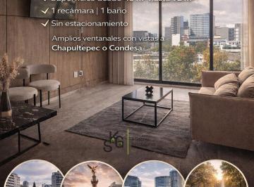 Departamento · 47m² · 1 Recámara · Departamentos en Venta Sobre Salamanca, Roma Nte. Cuauhtémoc, Cdmx