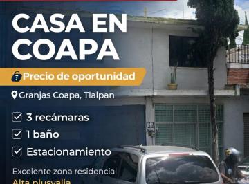 Casa de 3 habitaciones, Tlalpan · Casa en Venta en Coapa, Granjas Coapa – Excelente Ubicación Al Sur de La Ciudad de México
