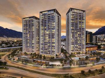Departamento de 2 habitaciones, Santa Catarina · Departamento Nuevo con Terraza y Vista Espectacular a La Sierra Madre | West Tor