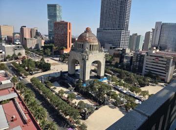 Departamento de 1 habitación, Cuauhtémoc · Departamento Amueblado con Espectacular Vista Al Monumento a La Revolución