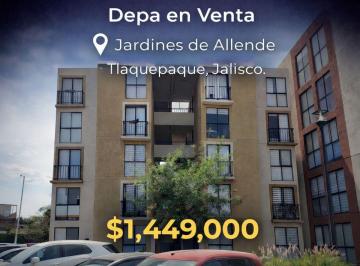 Departamento de 2 habitaciones, San Pedro Tlaquepaque · Departamento en Venta en Tlaquepaque, Jalisco (Fracc. Jardines de Allende)