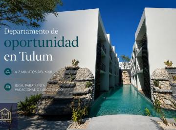 Departamento · 50m² · 1 Recámara · 1 Estacionamiento · Departamento en Venta a Minutos de La Playa con Alberca y Gimnasio Ideal Para Renta Vacacional