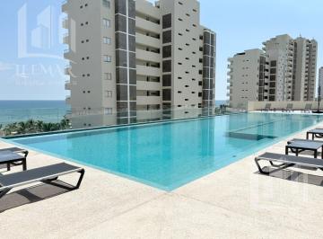 Departamento · 130m² · 3 Recámaras · 2 Estacionamientos · Departamento en Venta en Torre Sorrento, Velamar, Altamira, de 3 Recamaras con Baño