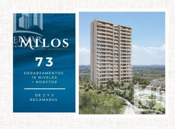 Departamento · 231m² · 3 Recámaras · 2 Estacionamientos · Venta de Departamentos Residenciales en Torre Milos — La Escondida Velamar