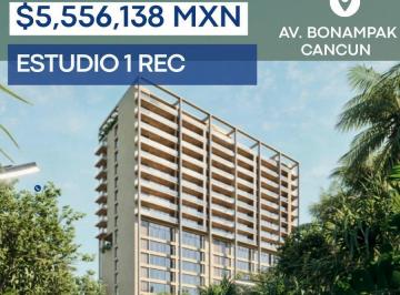 Departamento · 73m² · 1 Recámara · 1 Estacionamiento · Preventa Condos I Alta Plusvalía I Av Bonampak Cancun I Shopping Zone I Rooftop 360