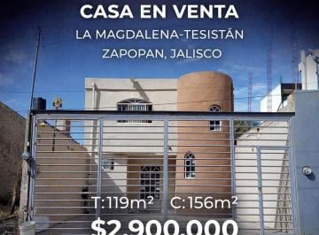 Casa de 3 habitaciones, Zapopan · Casa en Venta en Zapopan, Jalisco (Tesistan)