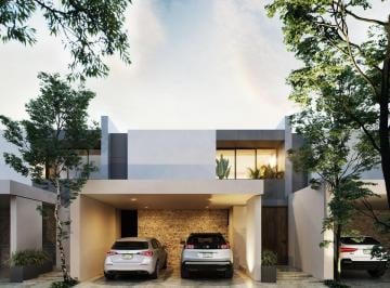 Casa en condominio · 165m² · 3 Recámaras · 2 Estacionamientos · Casas Agustina en Preventa Jul2025 en Cholul