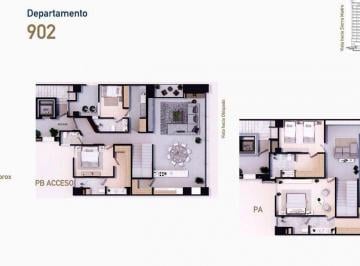 Departamento de 3 habitaciones, Monterrey · Departamento en Venta PH 902 Torre Constitución 2222 Obispado