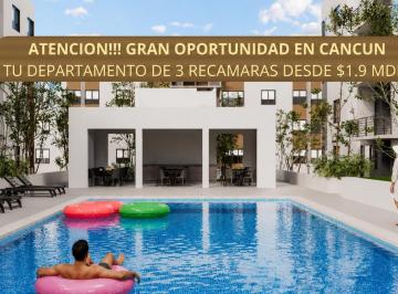 Departamento · 81m² · 3 Recámaras · 1 Estacionamiento · Departamento 3 Recamaras/ Entrega Inmediata/ Zona Huayacan/ Amenidades/ Plusvalia.
