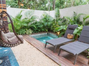 Casa de 1 habitación, Tulum · Estudio con Piscina Privada en Aldea Zama Tulum
