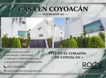 Casa en condominio de 3 habitaciones, Coyoacán · Casa en Coyoacán a Pasos del Centro de Coyoacán, Parque Frida Kahlo y Oasis