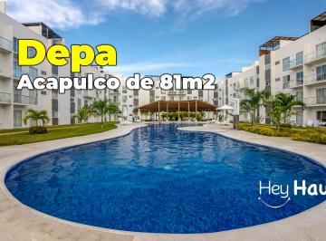 Departamento de 2 habitaciones, Acapulco de Juárez · Departamento en Venta en Playa Diamante, Acapulco