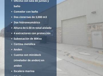 Bodega comercial · 2000m² · Bodega Industrial en Renta, en Fracc. Ana, Torreón, Coah.