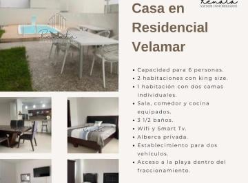 Casa · 232m² · 3 Recámaras · Casa en Fraccionamiento Velamar